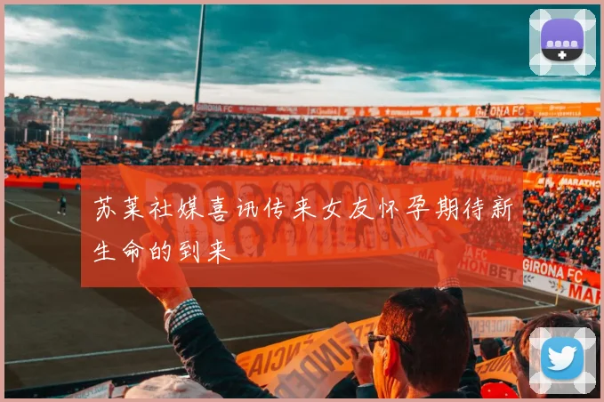 苏莱社媒喜讯传来女友怀孕期待新生命的到来