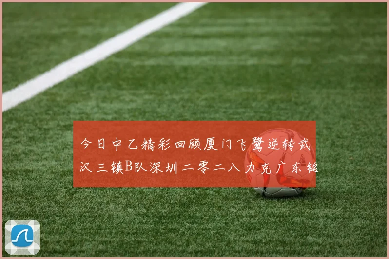 今日中乙精彩回顾厦门飞鹭逆转武汉三镇B队深圳二零二八力克广东铭途
